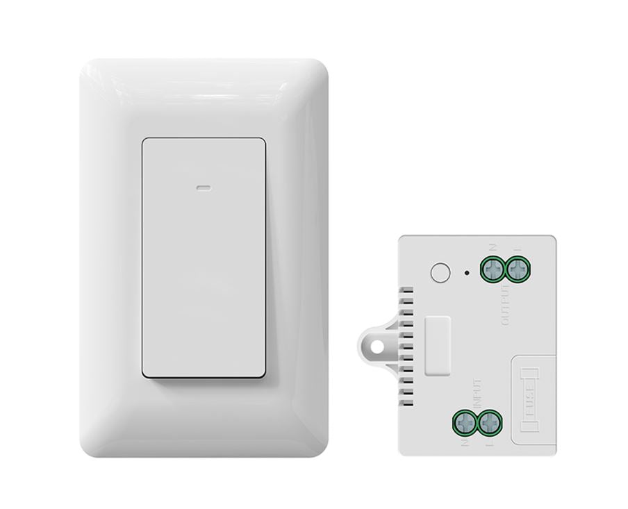 SWITCH APAGADOR CINETICO WIFI 2.4 GHZ DUOSMART A17 / 1 UNIDAD TRANSMISORA SIN CABLES / 1 RECEPTOR RF433 MHZ / COMPATIBLE CON ALEXA Y GOOGLE HOME / TEMPORIZADORES / ESCENAS DE AUTOMATIZACION-Duosmart-DUOSMART-Bsai Seguridad & Controles