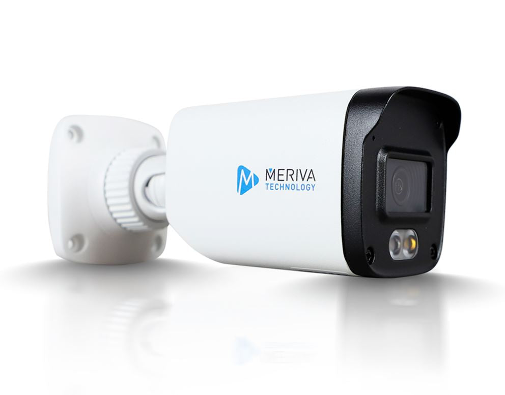 CAMARA IP BULLET MERIVA TECHNOLOGY MOB-808D / 8MP / H.265+ / 2.8MM / ILUMINACION DUAL (20-30M IR / LUZ CALIDA) / IP67 / METALICA / 12 VCD / POE / SOPORTA MICRO SD HASTA 256 GB (NO INCLUIDA) / ENTRADA DE AUDIO / MICROFONO INTEGRADO / MIA 2.0 / ONVIF / V...-Cámaras IP-MERIVA TECHNOLOGY-Bsai Seguridad & Controles