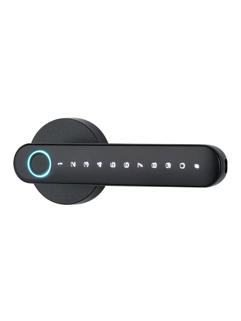 ZKTECO NGTECO SL01A630N - CERRADURA INTELIGENTE BIOMÉTRICA ESTILO AMERICANO / 100 HUELLAS / 100 CONTRASEÑAS / APP MÓVIL 