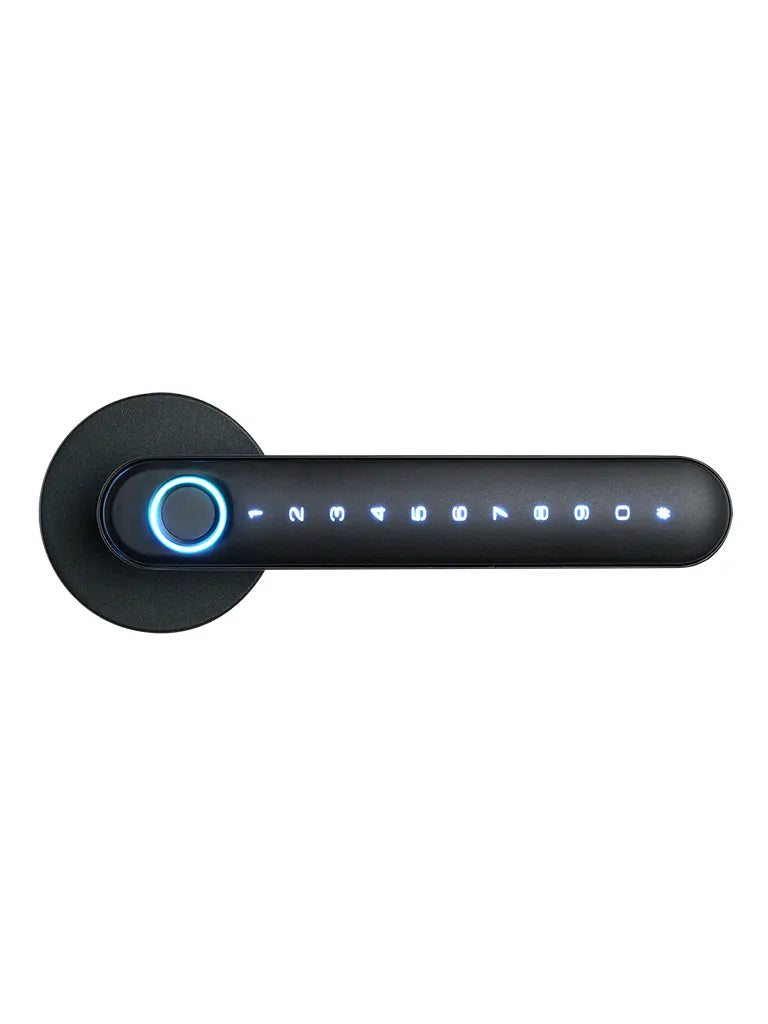 ZKTECO NGTECO SL01A630N - CERRADURA INTELIGENTE BIOMÉTRICA ESTILO AMERICANO / 100 HUELLAS / 100 CONTRASEÑAS / APP MÓVIL 