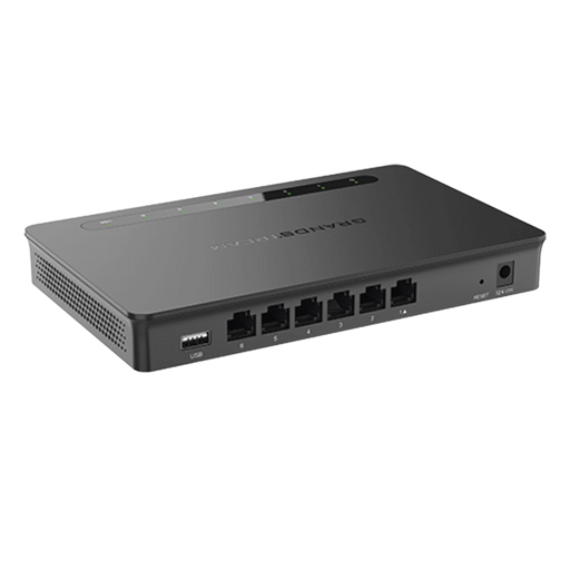 Router Gigabit VPN / Balanceador de cargas / 30,000 sesiones NAT / 6 puertos 10/100/1000 Mbps (WAN/LAN) / Compatible con GWN Cloud.-Redes WiFi-GRANDSTREAM-GWN7001-Bsai Seguridad & Controles