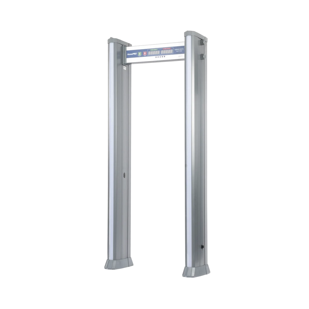 (100% EXTERIOR) Detector de Metales de 18 zonas/ Uso en Exterior/ Contador de Personas-Detectores de Metales-ACCESSPRO-Bsai Seguridad & Controles