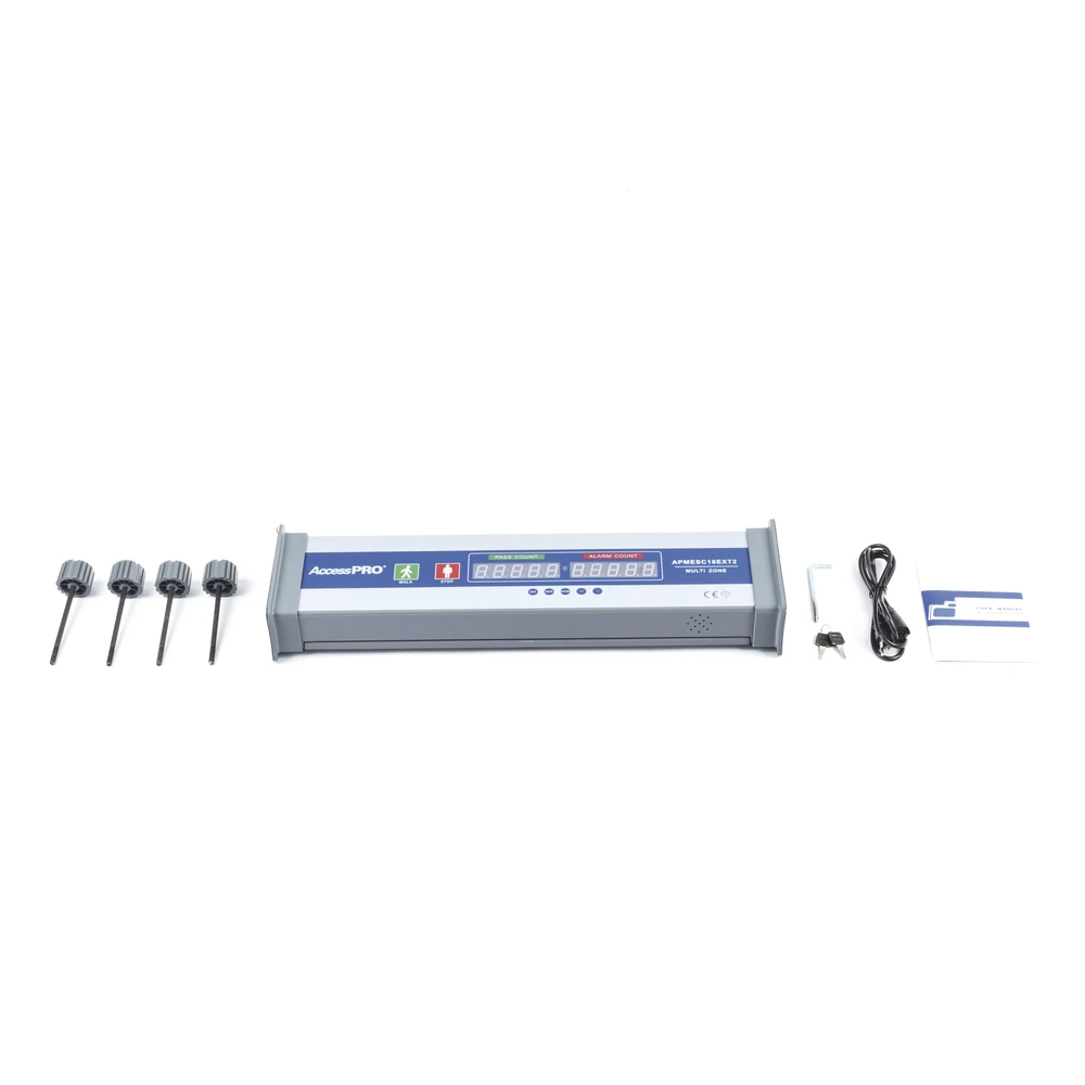 (100% EXTERIOR) Detector de Metales de 18 zonas/ Uso en Exterior/ Contador de Personas-Detectores de Metales-ACCESSPRO-Bsai Seguridad & Controles