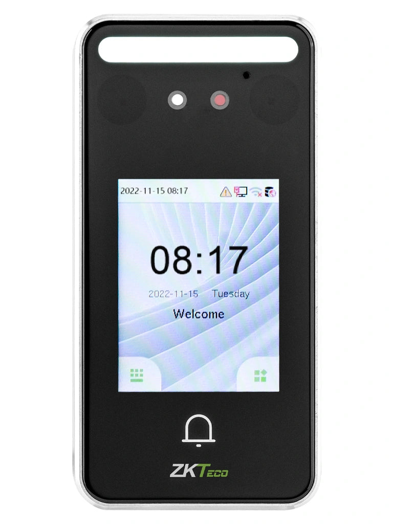 ZKTECO SPEEDFACEV3LITE - CONTROL DE ACCESO Y ASISTENCIA VISIBLE LIGHT CON AUTENTICACIÓN FACIAL (500 ROSTROS), TARJETA ID 125 KHZ (3000), REGISTRO DE 200,000 EVENTOS, IP65 Y CONECTIVIDAD TCP/IP-Facial-ZKTECO-ZKT0810083-Bsai Seguridad & Controles