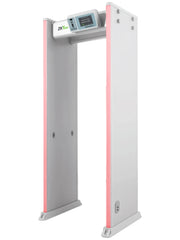 ZKTECO D4330IP65 Arco Detector de Metales / IP65 Semi-Exterior / 33 Zonas de Detección / 300 Niveles de Sensibilidad / Pantalla HD 7" / Indicadores LED en ambas vistas / Control Remoto-Detectores de Metal Arco-ZKTECO-Bsai Seguridad & Controles