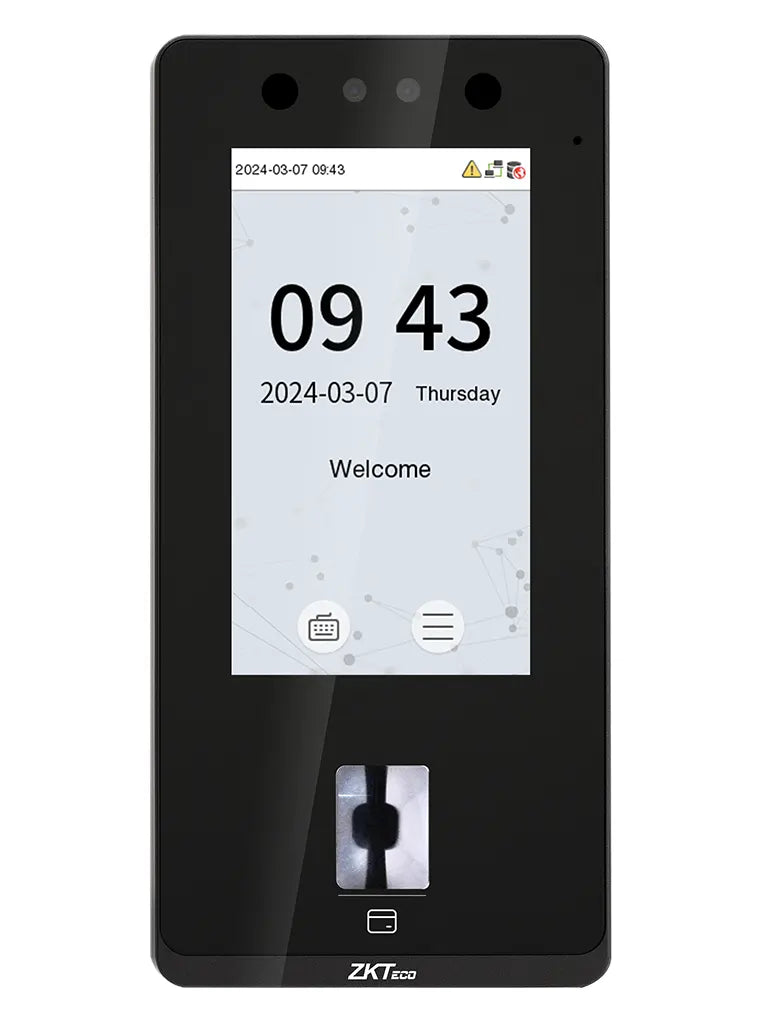 ZKTECO SENSEFACE 4A - CONTROL DE ACCESO Y ASISTENCIA FACIAL PARA 6,000 ROSTROS / 8,000 HUELLAS / 8,000 TARJETAS ID 125KHZ / TCOP/IP #NEW-Facial-ZKTECO-Bsai Seguridad & Controles