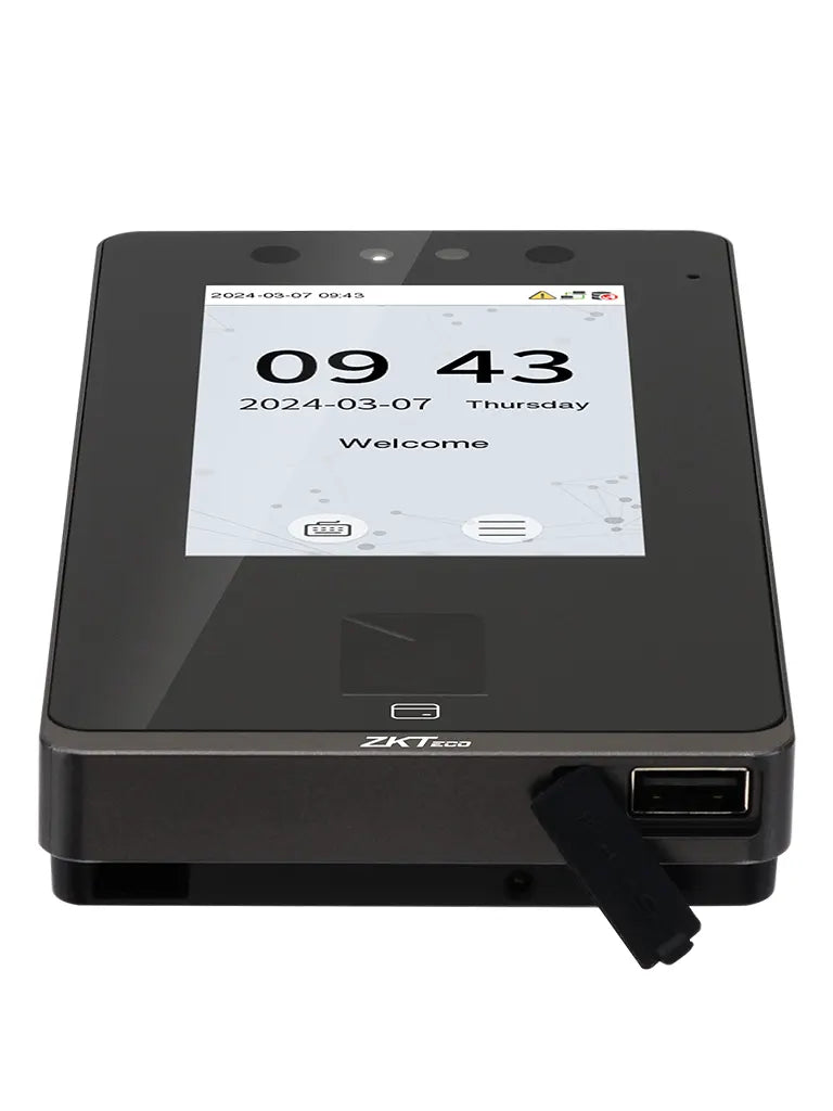 ZKTECO SENSEFACE 4A - CONTROL DE ACCESO Y ASISTENCIA FACIAL PARA 6,000 ROSTROS / 8,000 HUELLAS / 8,000 TARJETAS ID 125KHZ / TCOP/IP #NEW-Facial-ZKTECO-Bsai Seguridad & Controles