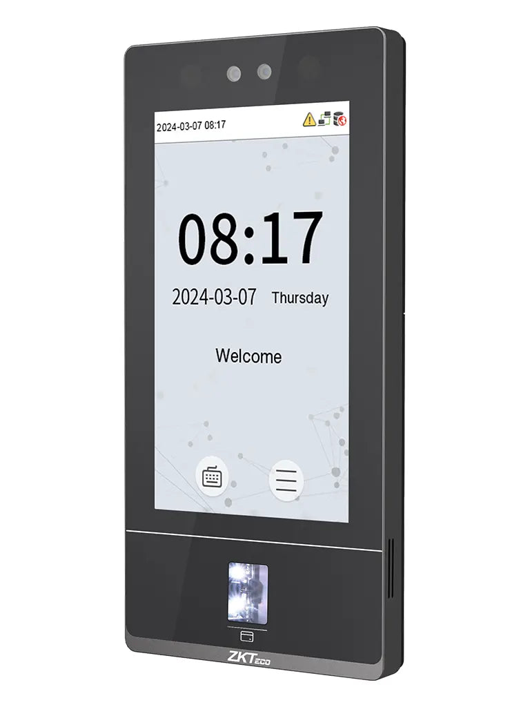 ZKTECO SENSEFACE 7A - CONTROL DE ACCESO Y ASISTENCIA FACIAL PARA 10, 000 ROSTROS / 50,000 TARJETAS DE PROXIMIDAD DE 125KHZ / 10,000 HUELLAS #NEW-Facial-ZKTECO-ZKT6670011-Bsai Seguridad & Controles