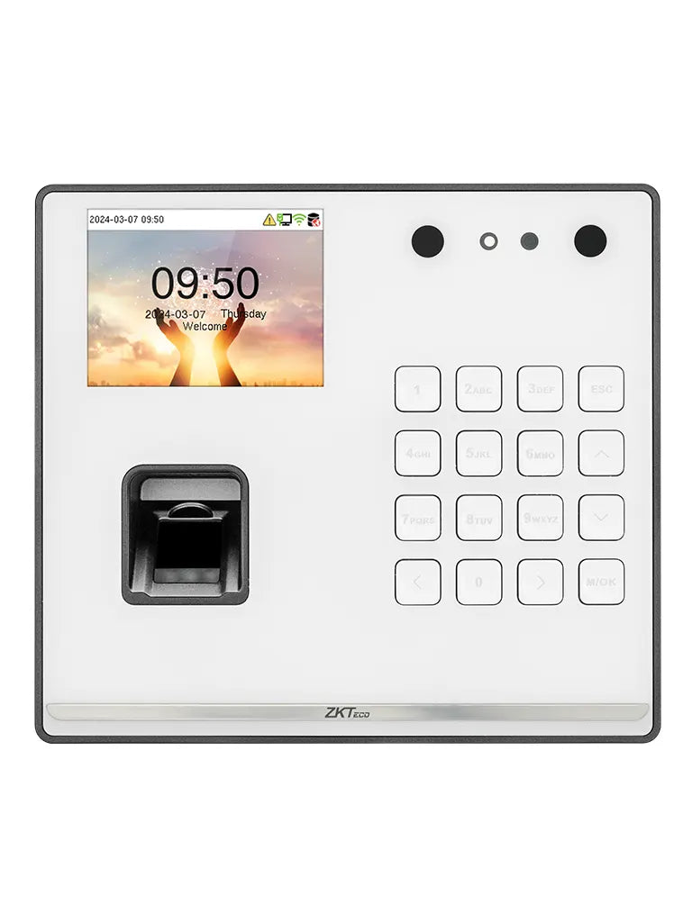 ZKTECO M2F PRO-LR - CONTROL DE ASISTENCIA FACIAL PARA 500 ROSTROS / 1,000 TARJETAS DE PROXIMIDAD DE 125 KHZ / 1,000 HUELLAS / 150,000 EVENTOS #NEW-Facial-ZKTECO-Bsai Seguridad & Controles