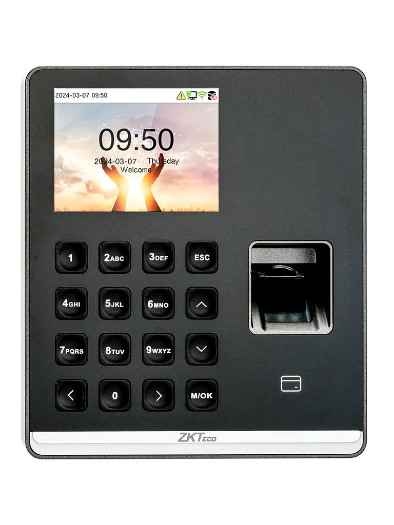 ZKTECO SENSEFPM1 - CONTROL DE ASISTENCIA PARA 500 HUELLAS / 500 TARJETAS 125 KHZ / WIFI / 100,000 EVENTOS / COMPATIBLE CON ZKBIO ZLINK #NEW-Huella-ZKTECO-Bsai Seguridad & Controles
