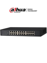 DAHUA PFS3024-24GT - SWITCH GIGABIT DE 24 PUERTOS NO ADMINISTRABLE/ CAPA 2/ 10/100/1000 BASE-T/ CARCASA METALICA/ SWITCHING 48G/ TASA DE REENVIO DE PAQUETES 35.7 MBPS/ MEMORIA BUFER DE PAQUETES 2MB/ CON PROTECCION DE DESCARGAS/-Switches-DAHUA-Bsai Seguridad & Controles