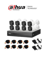 DAHUA KITXVR1B08- I+8-B1A21- Kit de 8 Canales 2 Megapixeles/ DVR Cooper-I WizSense/ Con IA/ H.265+/ 8 Camaras B1A21 1080p/ 8 Canales + 2 IP o Hasta 10 Canales IP/ 4 Canales SMD Plus/ Busqueda de Humanos y Vehiculos/ Accesorios Incluidos/-Paquetes 8 Canales-DAHUA-Bsai Seguridad & Controles