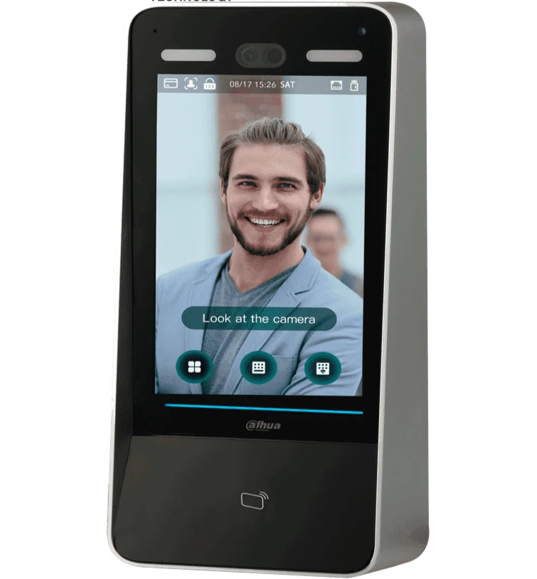 DAHUA DHI-ASI8213Y-V3 CONTROL DE ACCESO CON RECONOCIMIENTO FACIAL/ PANTALLA TÁCTIL LCD DE 10,1 PULGADAS/ LENTE DOBLE GRAN ANGULAR DE 2 MP/ 100 000 IMÁGENES DE ROSTROS Y TRABAJAR SIN RED/ DETECCIÓN DE VIDA/-Facial-DAHUA-Bsai Seguridad & Controles