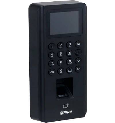 DAHUA ASI2212J-D - CONTROL DE ACCESO DE HUELLA Y TARJETAS ID (EM)/ PANTALLA DE 2.4 PULGADAS/ COMUNICACION TCP/IP/ P2P/ SOPORTE 5,000 USUARIOS TARJETAS Y PASSWORDS/ 3000 HUELLAS/ 100,000 REGISTROS/ 128 PERIODOS Y DIAS FESTIVOS/-Huella-DAHUA-Bsai Seguridad & Controles