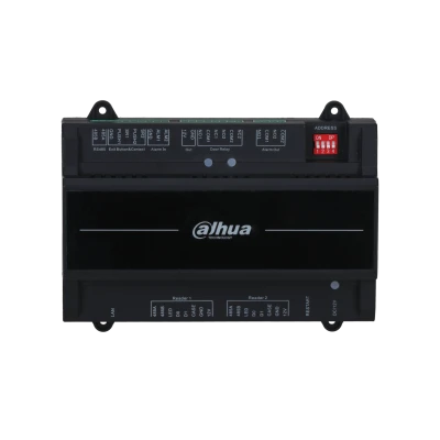DAHUA DHI-ASC2202B(T) - PANEL DE CONTROL DE ACCESO PARA 2 PUERTAS 2 LECTORAS/ COMPATIBLE CON TORNIQUETES DAHUA/ TCP/IP/ COMUNICACIÓN RS-485 Y WIEGAND/ 100,000 USUARIOS Y 500,000 REGISTROS/ SOPORTA INTERLOCK, ANTI-PASSBACK, DESBLOQUEO REMOTO/-Paneles de Control-DAHUA-Bsai Seguridad & Controles