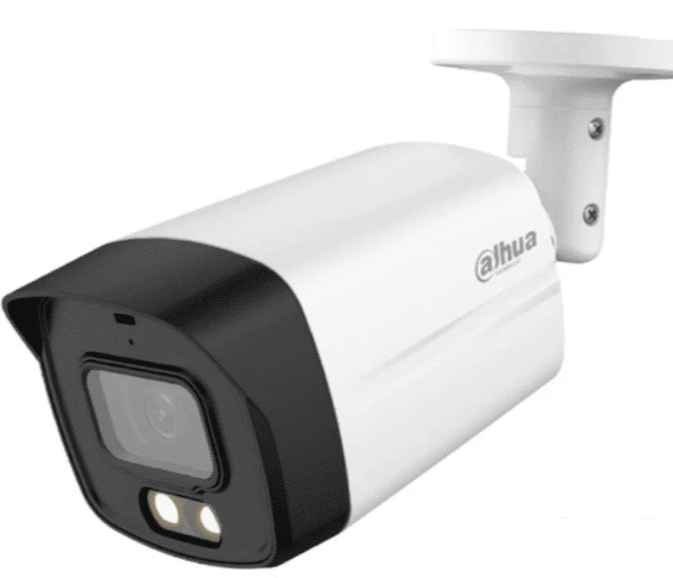 DAHUA HAC-HFW1209TLMN-A-LED - CAMARA BULLET FULL COLOR DE 2 MEGAPIXELES/ 1080P/ LENTE DE 2.8MM/ 108 GRADOS DE APERTURA/ MICROFONO INTEGRADO/ 40 METROS DE ILUMINACIÓN/ DWDR/ IP67/ METALICA+POLICARBONATO/-Bullet-DAHUA-Bsai Seguridad & Controles