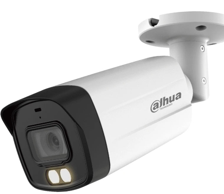 DAHUA HAC-HFW1509TMN-IL-A - CAMARA BULLET DE 5 MEGAPIXELES/ ILUMINADOR DUAL INTELIGENTE + FULL COLOR/ LENTE DE 2.8 MM/ 111 GRADOS DE APERTURA/ MICROFONO INTEGRADO/ 40 MTS DE ILUMINACIÓN IR Y VISIBLE/WDR REAL DE 130 DB/METÁLICA/IP67/-Bullet-DAHUA-Bsai Seguridad & Controles