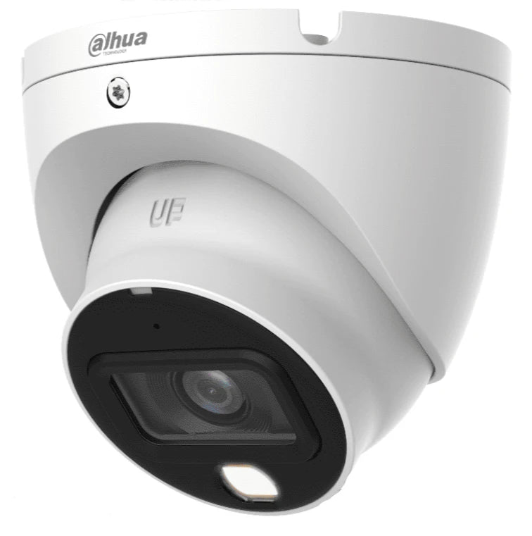DAHUA HAC-HDW1809TLM-A-LED - CAMARA DOMO EYEBALL 4K FULL COLOR/ 8 MEGAPIXELES/ LENTE DE 2.8MM/ 106 GRADOS DE APERTURA/ MICROFONO INTEGRADO/ 20 METROS DE ILUMINACIÓN/ IMAGEN A TODO COLOR 27/7/ SUPER ADAPT/ WDR DE 120 DB/ SOPORTA CVI/CVBS/AHD/TVI /-Domo-DAHUA-Bsai Seguridad & Controles