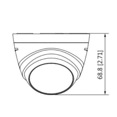 DAHUA HAC-T1A51-28 CÁMARA DOMO DE 5 MEGAPIXELES/ LENTE DE 2.8MM/ 106 GRADOS DE APERTURA/ IR DE 20 MTS/ USO INTERIOR/ SOPORTA HDCVI/AHD/TVI Y CBVS/-Domo-DAHUA-Bsai Seguridad & Controles
