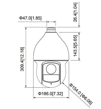 DAHUA SD59232-HC-LA - CÁMARA PTZ DE 32X DE 2 MEGAPIXELES Y 32X DE ZOOM OPTICO/ IR DE 150 MTS/ WDR REAL DE 120DB/ STARLIGHT/ IP66/ 1 ENTRADA DE AUDIO/ 2&1 E&S DE ALARMA/-PTZ-DAHUA-Bsai Seguridad & Controles