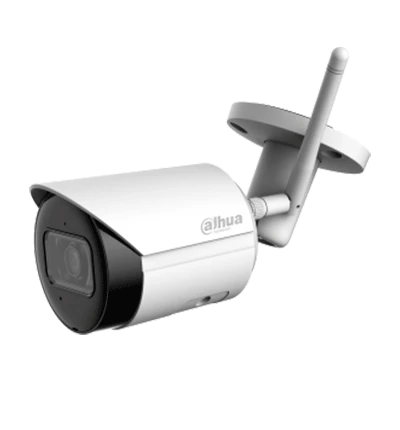 DAHUA IPC-HFW1430DS-SAW - CAMARA IP BULLET WIFI DE 4 MEGAPIXELES/ LENTE DE 2.8MM/ 90 GRADOS DE APERTURA/ H.265+/ IR DE 30 METROS/ MICROFONO INTEGRADO/ RANURA PARA MICROSD/ METALICA/ IP67/ DWDR/ VIDEOANALITICOS CON SMD/-Bullet-DAHUA-Bsai Seguridad & Controles