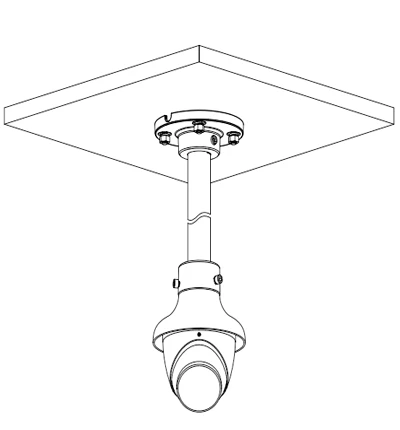 DAHUA DH-IPC-HDW3841EM-S-S2 - CAMARA IP DOMO DE 8 MEGAPIXELES/ EYEBALL/ WIZSENSE/ LENTE DE 2.8MM/ RANURA PARA MICROSD/ IR DE 30 METROS/ SMD 4.0/ AI SSA/ IP67/ POE/-Domo-DAHUA-Bsai Seguridad & Controles