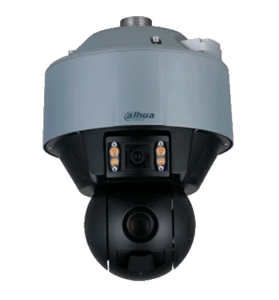 DAHUA DH-SDT5X405-4F-QA - CÁMARA PTZ DUAL DE 4 MEGAPIXELES CON INTELIGENCIA ARTIFICIAL/ HUNTER/ LENTE PANORÁMICO DE 6MM/ LENTE PARA DETALLE DE ZOOM 10-50MM/ IR DE 100 MTS/ SOPORTA RECONOCIMIENTO DE ROSTROS/ CAPTURA DE ROSTROS/-PTZ-DAHUA-Bsai Seguridad & Controles