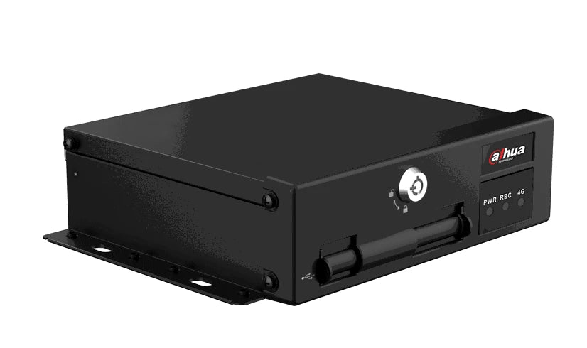 DAHUA DHI-MXVR1004-GFI - DVR MOVIL DE 4 CANALES CON INTELIGENCIA ARTIFICIAL 1080P/ 4G/ H.265/ SOPORTA 2 TARJETAS SD/ SOPORTA DSM/ADAS/BSD/ COMUNICACIÓN 3G Y 4G/ NO TIENE WIFI/-DVRs y NVRs móviles-DAHUA-Bsai Seguridad & Controles