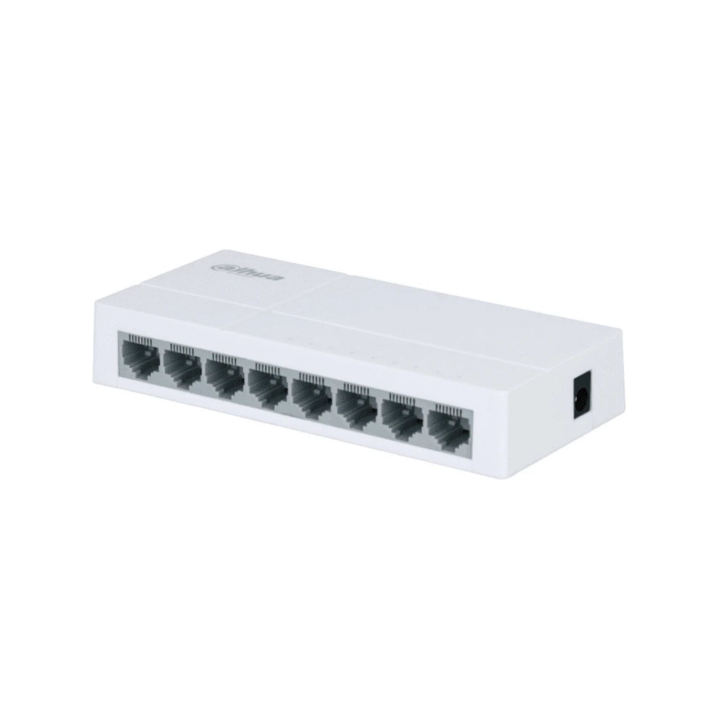 DAHUA PFS3008-8ET-L - SWITCH PARA ESCRITORIO DE 8 PUERTOS FAST ETHERNET/ 10/100/ DISEÑO COMPACTO/ CAPA 2/ SWITCHING 1.6 GBPS/ VELOCIDAD DE REENVIO DE PAQUTES 1.19 MBPS/-Switches-DAHUA-Bsai Seguridad & Controles