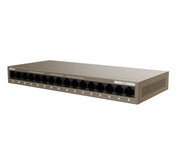 DAHUA PFS3016-16GT-M- SWITCH GIGABIT DE 16 PUERTOS NO ADMINISTRABLE/ CAPA 2/ 10/100/1000 BASE-T/ CARCASA METALICA/ SWITCHING 32G/ TASA DE REENVIO DE PAQUETES 23.8 MBPS/ MEMORIA BUFER DE PAQUETES 2MB/ CON PROTECCION DE DESCARGAS/-Switches-DAHUA-Bsai Seguridad & Controles