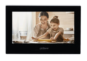 DAHUA VTH2621G-P - MONITOR IP TOUCH DE 7 PULGADAS/ SERIE LITE/ NEGRO/ POE ESTÁNDAR/ 6&1 E&S DE ALARMAS/ USO INTERIOR/ MODO NO MOLESTAR/ H.265/ SOPORTA HASTA 4 FRENTES DE CALLE Y 4 MONITORES ADICIONALES/-Monitores-DAHUA-Bsai Seguridad & Controles