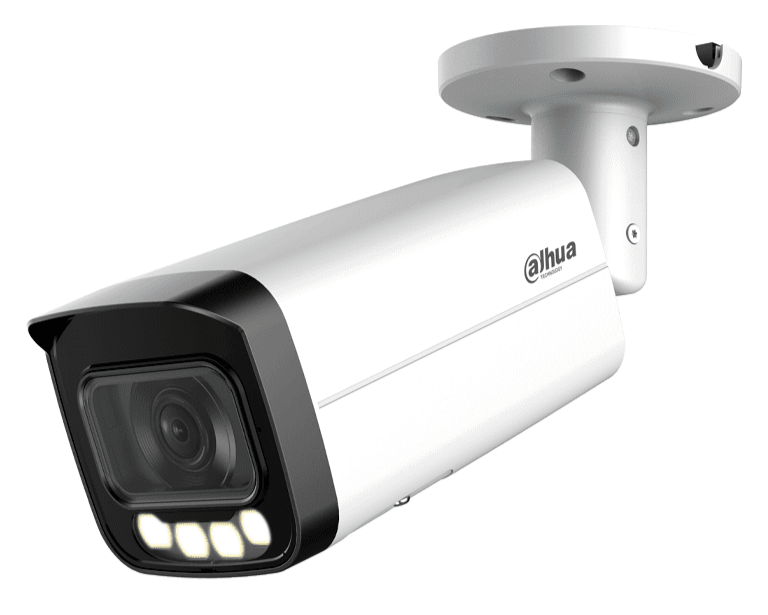 DAHUA DH-IPC-HFW5449TP-ASE-LED-0280B-S2 CÁMARA IP BULLET FULL COLOR DE 4 MP/ LENTE DE 2.8 MM/ 40 M IR/ MICRÓFONO INTEGRADO/ DETECCIÓN FACIAL/ CONTEO DE PERSONAS/ PROTECCIÓN PERIMETRAL/ SMD 3.0./ EPOE/ IP67/ E&S DE ALARMA/ RANURA PARA MICRO SD/ACUPICK-Bullet-DAHUA-Bsai Seguridad & Controles