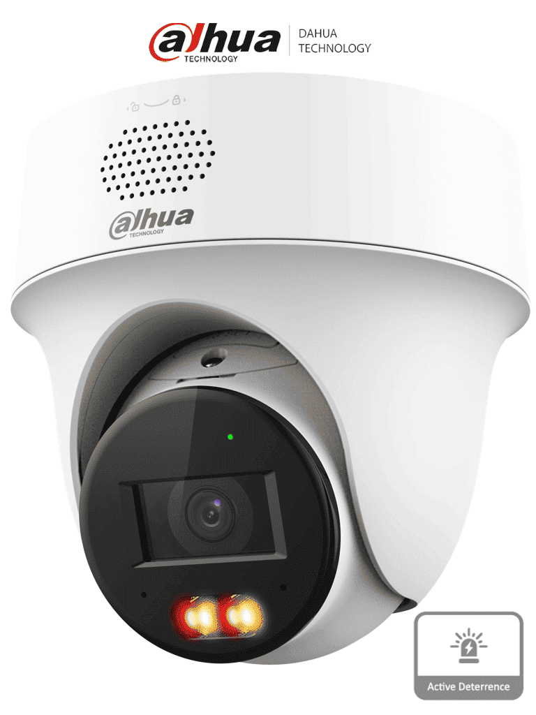 DAHUA IPC-PT1439H-PV-0280B - CÁMARA PT IP DOMO DE 4 MEGAPIXELES / LENTE DE 2.8 MM/ 30 METROS DE ILUMINACIÓN DUAL INTELIG