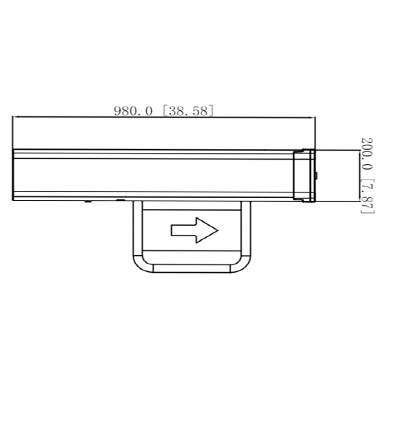 DAHUA DHI-ASGB611K-R - SWING BARRIER (BARRERA MEDIO CUERPO) DERECHA/ SERVO MOTOR/ 12 PARES IR/ 20-60 PERSONAS POR MINUTO/APERTURA AJUSTABEL 0.5S-1.6S/ CARRIL DE 600MM/EXTERIOR PROTEGIDO-INTERIOR/ COMPATIBLE CON DHI-ASGB610K-L Y DHI-ASGB621K-D-Swing Barriers-DAHUA-DHT0930005-Bsai Seguridad & Controles