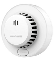 DAHUA WISUALARM DHI-HY-SA13A - DETECTOR DE HUMO STANDALONE (AUTÓNOMO), SONIDO DE ALARMA DE 85DB, CUENTA CON UN BOTÓN DE PRUEBA Y SILENCIO, BATERÍA REEMPLAZABLE, COBERTURA DE 20-40 M², ALARMA VISUAL Y SONORA #LONUEVO #WISUALARM-Detectores-DAHUA-Bsai Seguridad & Controles