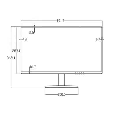 DAHUA DHI-LM22-H200 - MONITOR DE 22 PULGADAS ULTRA DELGADO/ HOUSING METALICO/ FULL HD/ ANGULO DE VISUALIZACIÓN DE 178 GRADOS/ HDMI&VGA/ DISEÑO DE MICRO BISEL/ ESPECIAL PARA VIDEOVIGILANCIA 24/7/ RESOLUCIÓN 1920×1080/ CERTIFICACIONES CE/FCC/-Monitores-DAHUA-Bsai Seguridad & Controles