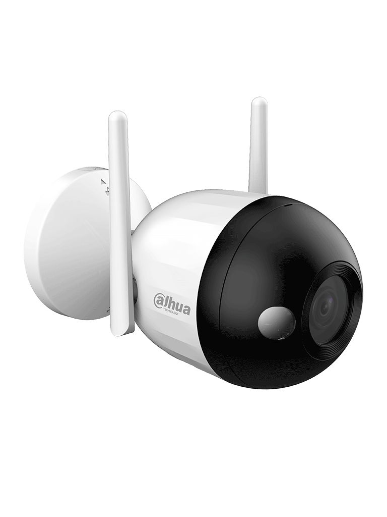 DAHUA F4CN-PV - CÁMARA IP BULLET WIFI DE 4 MEGAPÍXELES / FULL COLOR + ILUMINACIÓN DUAL INTELIGENTE / DISUASIÓN ACTIVA/ LENTE 2.8MM / AUDIO 2 VÍAS/ MICRÓFONO Y ALTAVOZ INTEGRADOS/ 30 METROS DE ILUMINACIÓN/ IA/ IP67/ #WIFIDAHUA#DHWIFI #MCI2 #WDA #IPMC-WiFi-DAHUA-Bsai Seguridad & Controles