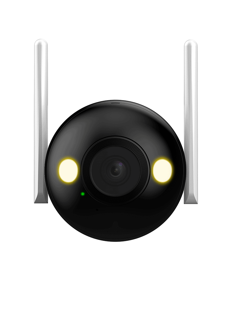 DAHUA F4CN-PV - CÁMARA IP BULLET WIFI DE 4 MEGAPÍXELES / FULL COLOR + ILUMINACIÓN DUAL INTELIGENTE / DISUASIÓN ACTIVA/ LENTE 2.8MM / AUDIO 2 VÍAS/ MICRÓFONO Y ALTAVOZ INTEGRADOS/ 30 METROS DE ILUMINACIÓN/ IA/ IP67/ #WIFIDAHUA#DHWIFI #MCI2 #WDA #IPMC-WiFi-DAHUA-DHT0030169-Bsai Seguridad & Controles