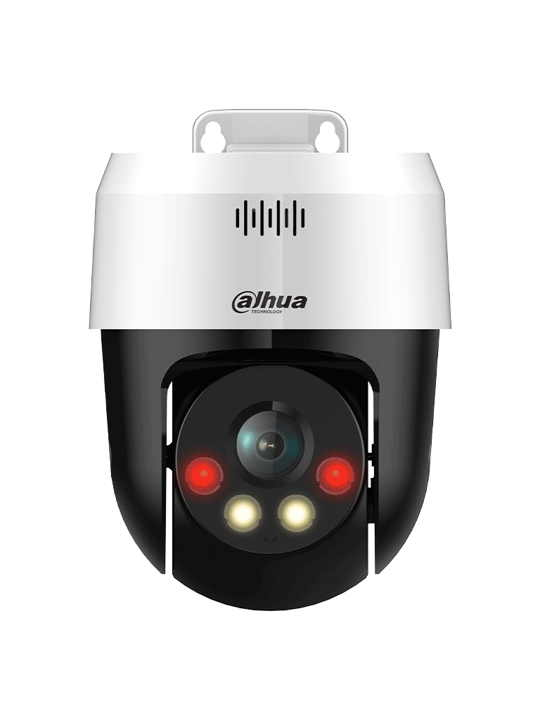 DAHUA DH-SD2A500NB-GNY-A-PV-0400 CÁMARA IP PT DE 5MP / FULL COLOR/ DISUASIÓN ACTIVA/ ILUMINADOR DUAL INTELIGENTE/ 30M DE IR Y LUZ VISIBLE/ AUDIO BIDIRECCIONAL/ DETECCIÓN DE HUMANOS/ RANURA MICROSD/ IP66 Y POE. #LONUEVO-PTZ-DAHUA-Bsai Seguridad & Controles
