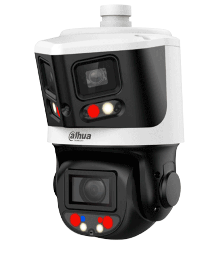 DAHUA DH-SDT3E410-8P-MB-A-PV1 - CÁMARA PTZ IP X-SPANS 8MP+4MP, TIOC: 10X ZOOM, IR HASTA 70M, AUTOTRACKING, PROTECCIÓN PERIMETRAL,MULTIVISIÓN, DISUASIÓN ACTIVA, LUZ DUAL INTELIGENTE, SMD 4.0/ IP66.-PTZ-DAHUA-Bsai Seguridad & Controles