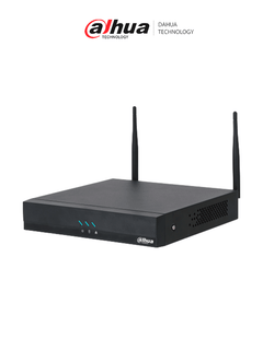 DAHUA DHI-NVR2104HC-W - NVR WIFI DE 16 MP/ 4 CANALES IP/ H.265/ SALIDAS HDMI &VGA/ 1 BAHÍA DE DISCO DURO/ 1 E&S DE AUDIO/ ONVIF/ EMPAREJAMIENTO AUTOMÁTICO CON IPC WIFI DE DAHUA/ SMD PLUS/ PROTECCIÓN PERIMETRAL [DHT0180007]