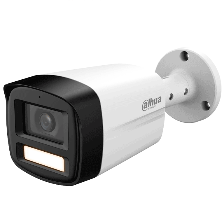 DAHUA DH-HAC-HFW1209TLMN-LED-0280B-S3 - CÁMARA BULLET DE 2MP FULL COLOR EN 1080P CON LENTE DE 2.8MM, ÁNGULO DE 108° Y ALCANCE DE ILUMINACIÓN DE 40M, DWDR, IP67 COMPATIBLE CON CVI/CVBS/AHD/TVI. #M1-Bullet-DAHUA-Bsai Seguridad & Controles