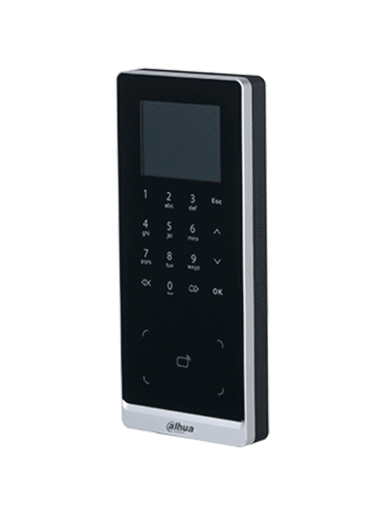 DAHUA ASI2201H-DW - CONTROL DE ACCESO DE TARJETA&TECLADO/ PANTALLA DE 2.4"/ CONECTIVIDAD WIFI & ETHERNET/ 30,000 USUARIOS Y TARJETAS ID/ PUERTOS WIEGAND Y RS485/ 50 ADMINISTRADORES/ GESTIÓN AVANZADA #IDH-Teclados-DAHUA-Bsai Seguridad & Controles