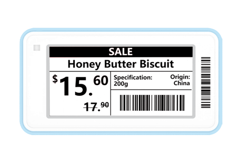 DAHUA DHI-ESL-E021C-NF - ETIQUETA ELECTRÓNICA ESL DE 2.13" / RECOMENDADA PARA APLICACIONES DE BAJAS TEMPERATURAS -25 A 25°C / BLUETOOTH 5.1 / INDICADOR LED / BLANCO Y NEGRO / BATERÍAS REEMPLAZABLES / TINTA ELECTRÓNICA DE 104 X 212 / COBERTURA: 25-30M-Etiquetas Tinta Electronica p/ Precios-DAHUA-Bsai Seguridad & Controles