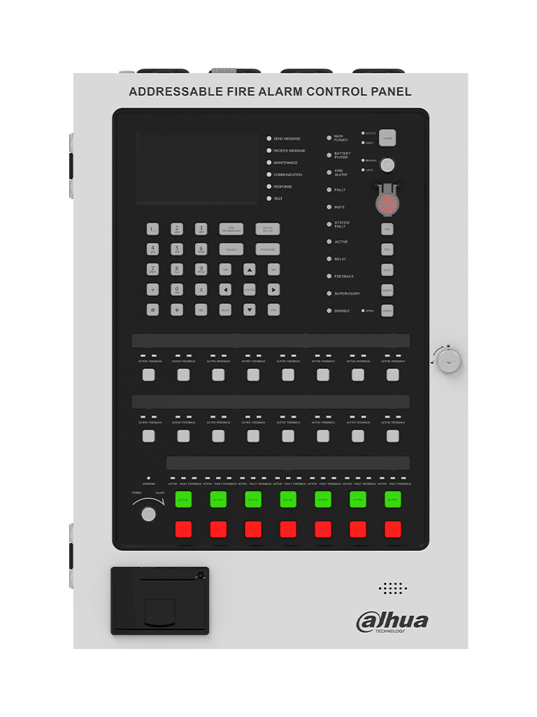 DAHUA WISUALARM HY-1022 - PANEL DE DETETECCIÓN DE INCENDIO DIRECCIONABLE/ 254 DISPOSITIVOS 2 HILOS SIN POLARIDAD/ PANTALLA DE 4.3"/ LARGO HISTORIAL DE EVENTOS/ PROTECCIÓN CONTRA CORTOCIRCUITO, CIRCUITO ABIERTO Y SOBRECORRIENTE #LONUEVO #MCI1 #W1D #WDL-Paneles de Control-DAHUA-DHT1420005-Bsai Seguridad & Controles