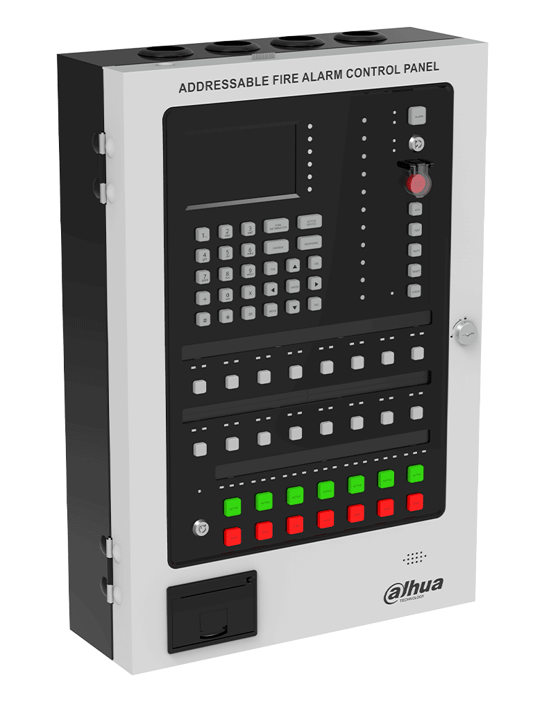 DAHUA WISUALARM HY-1022 - PANEL DE DETETECCIÓN DE INCENDIO DIRECCIONABLE/ 254 DISPOSITIVOS 2 HILOS SIN POLARIDAD/ PANTALLA DE 4.3"/ LARGO HISTORIAL DE EVENTOS/ PROTECCIÓN CONTRA CORTOCIRCUITO, CIRCUITO ABIERTO Y SOBRECORRIENTE #LONUEVO #MCI1 #W1D #WDL-Paneles de Control-DAHUA-Bsai Seguridad & Controles
