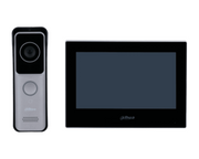 DAHUA KTW02 - KIT DE VIDEOPORTERO IP WIFI/ MONITOR DE 7 PULGADAS WIFI/ 6&1 E&S DE ALARMA/ SOPORTA POE/ FRENTE DE CALLE CON CAMARA DE 2 MEGAPIXELES/ RANURA MICROSD/ APERTURA DE PUERTA/ SOPORTA HASTA 3000 TARJETAS/ IP65/ #VDP-Kits de Videoportero-DAHUA-Bsai Seguridad & Controles