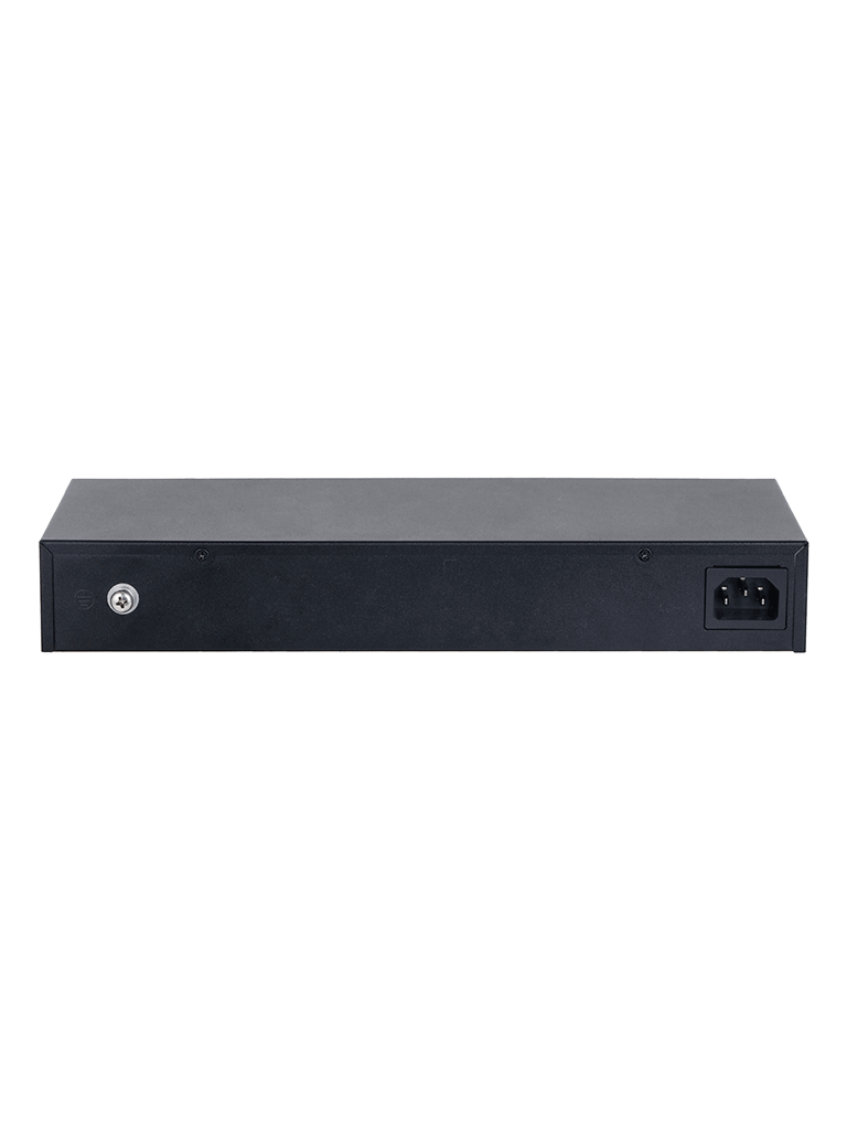 DAHUA DH-S3016-16GT- SWITCH GIGABIT DE 16 PUERTOS NO ADMINISTRABLE DE CAPA 2, CON VELOCIDAD 10/100/1000 MBPS, CAPACIDAD DE CONMUTACIÓN DE 32G, TASA DE REENVÍO DE 23.8 MBPS Y PROTECCIÓN CONTRA DESCARGAS.-Switches-DAHUA-Bsai Seguridad & Controles
