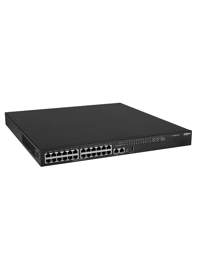 DAHUA DH-AS5500-24MGT4XF-600 - SWITCH DE 24 PUERTOS POE GIGABIT/ ADMINISTRABLE CAPA 3/ 600W TOTALES/ POE & HI-POE/-Switches POE-DAHUA-Bsai Seguridad & Controles