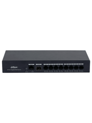 DAHUA DH-PFS3110-8GT-65 - SWITCH POE INTELIGENTE CON 8 PUERTOS GIGABIT, 60W DE POTENCIA TOTAL Y SWITCHING DE 20 GBPS. IDEAL PARA ALIMENTAR Y CONECTAR DISPOSITIVOS IP CON PROTECCIÓN CONTRA DESCARGAS ELÉCTRICAS. #ANIVDAHUA2 #MCI2 #RMM-Switches POE-DAHUA-Bsai Seguridad & Controles